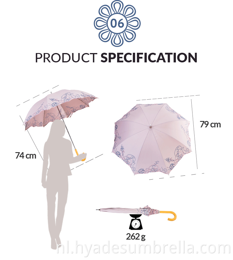 manual stick umbrella